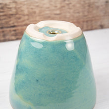 Load image into Gallery viewer, Ceramic Plant Pot - Sea Mist Green - Thrown In Stone
