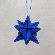 Load image into Gallery viewer, Origami Star Christmas Tree Bauble - Paper decorations - Origami Blooms
