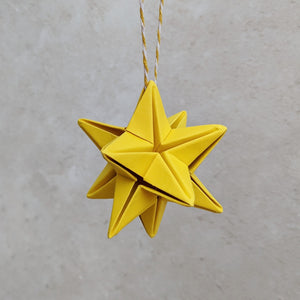 Origami Star Christmas Tree Bauble - Paper decorations - Origami Blooms