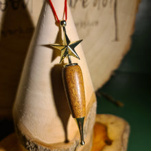 Load image into Gallery viewer, Wooden Christmas Tree Ornament - Wood Turned Star Decoration - What Wood Claire Do?
