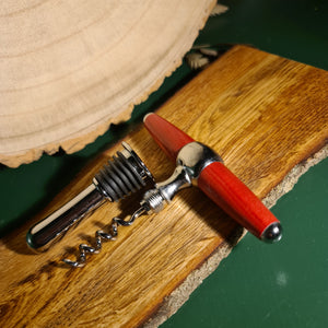 Bottle Stopper and Corkscrew Set - Wood Turned Bottle Stoppers-Corkscrew - What Wood Claire Do?