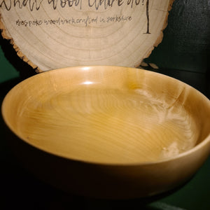 Wood Turned Fruit Bowl - Sycamore - What Wood Claire Do?