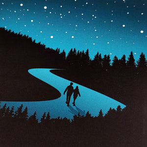 Midnight Walk in the Woods greetings card - Or8 Design