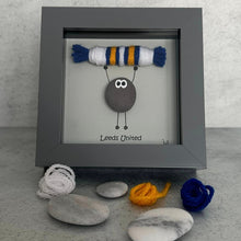 Load image into Gallery viewer, Leeds United Pebble Art Frame - Pebbled19 - Football Fans
