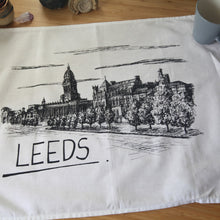 Load image into Gallery viewer, Leeds Skyline Tea Towel - Christopher Walster
