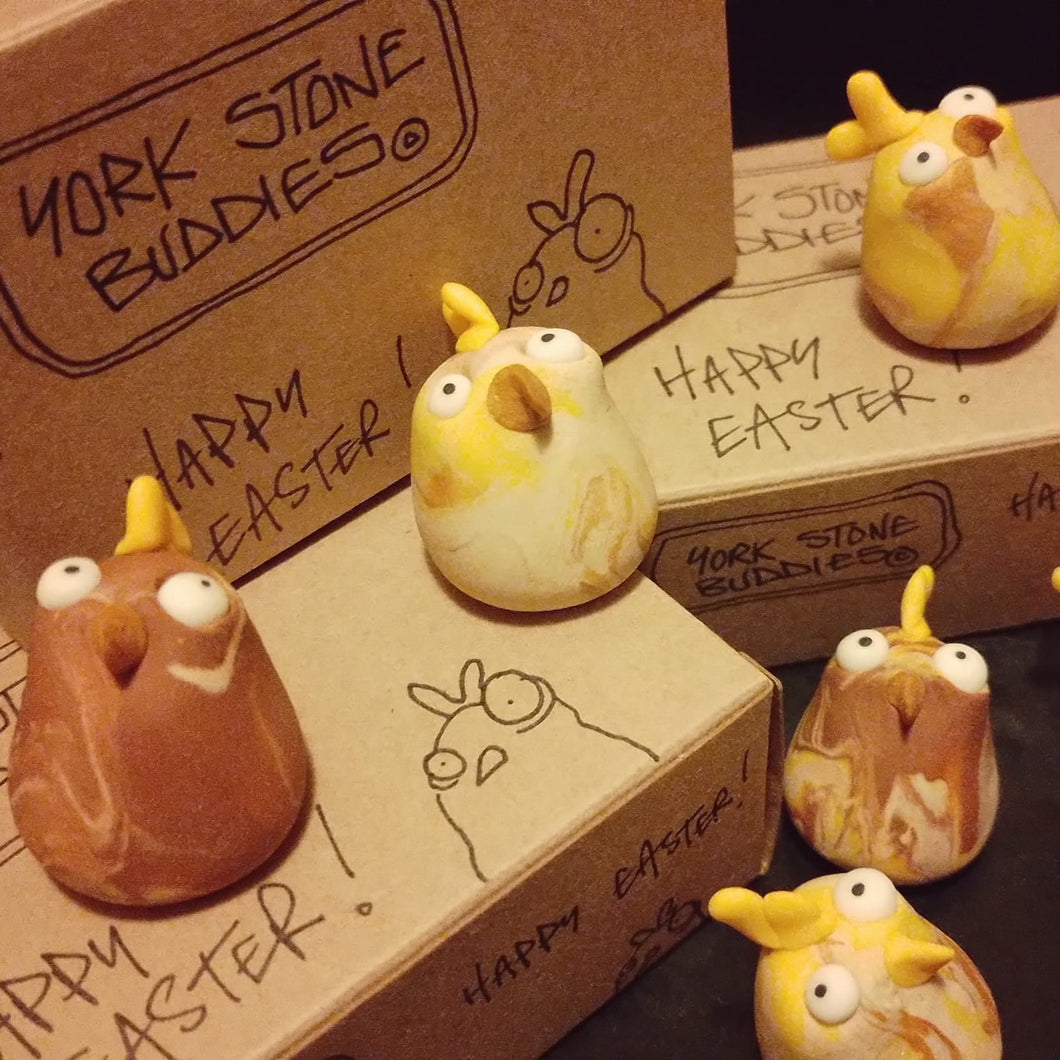 Chicken - Polymer Clay Figure - Chicken Club - York Stone Buddies