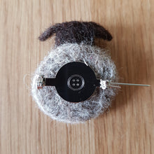 Load image into Gallery viewer, Suffolk Sheep - Needle Felted Brooch - Useless Buttons
