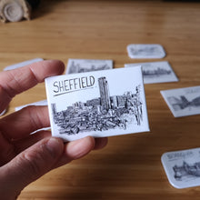 Load image into Gallery viewer, Sheffield Skyline Souvenir Magnet - Christopher Walster
