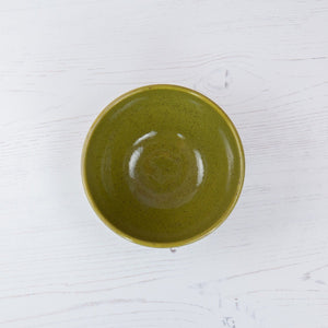 Ceramic Nibble Bowl - Olive Bowl - Green - Thrown In Stone