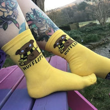 Load image into Gallery viewer, Houses of Hogwarts Socks - Puns - Katie Abey - Magical Gifts
