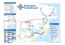 Load image into Gallery viewer, Order Around Pub Map Poster - Bridlington Edition - London Underground style Poster - Pub Map
