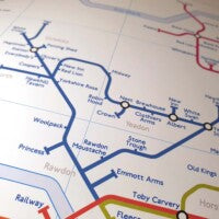 Order Around Leeds Pub Map Poster - London Underground style Poster - Christmas Gift - Leeds pubs