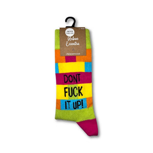 Don't F*ck it Up Socks - Unisex socks - Urban Eccentric - Sweary Socks