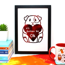 Load image into Gallery viewer, Foil Prints - Self Care - Puns - Innabox - A4 prints
