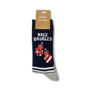 Nice Baubles Socks - Unisex socks - Urban Eccentric - Christmas Socks