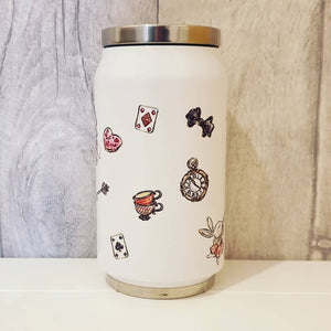 Alice in Wonderland Thermal Drinks Can - The Crafty Little Fox - Eco friendly gift