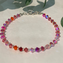 Load image into Gallery viewer, Colourful crystal bead bracelet - Indigo Plum Creations - Gemstone Jewellery - Gift Idea
