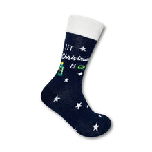Load image into Gallery viewer, Let Christmas Be Gin Socks - Unisex socks - Urban Eccentric - Christmas Socks
