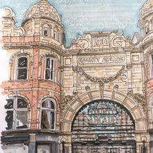 Load image into Gallery viewer, County Arcade - A4 print - Art by Arjo - Leeds artwork
