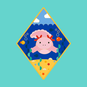 Enamel Pin - Axolotl - Munchquin