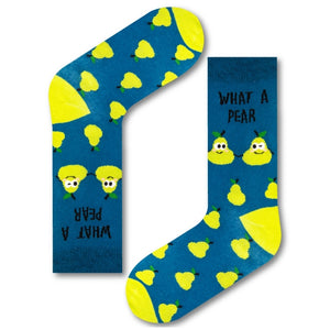 What a Pear Unisex socks - Urban Eccentric - Pun Socks