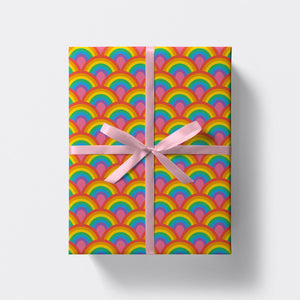 Rainbow Pattern Gift Wrap - Studio Boketto