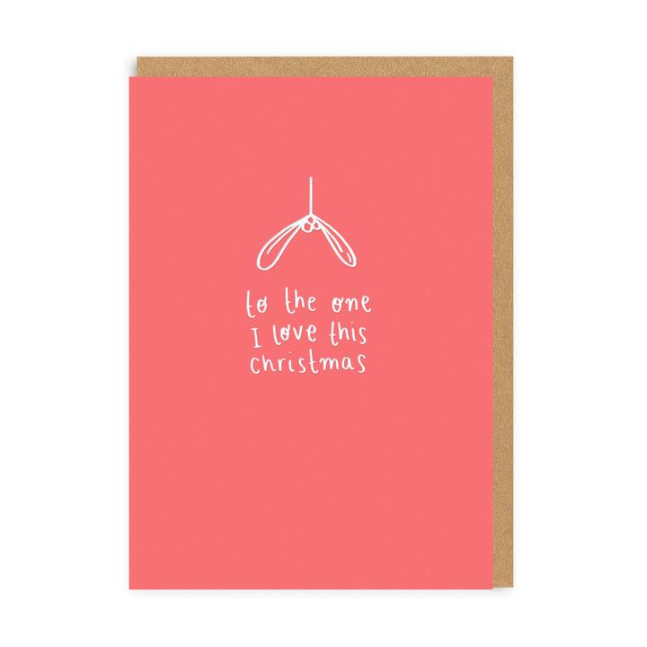 To the one I love at Christmas - Christmas Card - OHHDeer