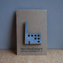 Load image into Gallery viewer, Wooden Laser Cut Brooches - Rach Red Designs
