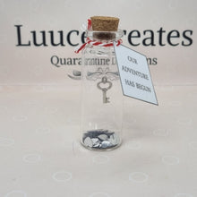 Load image into Gallery viewer, Our Adventure has begun - Bottle Keepsake - Luuce Creates

