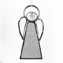 Load image into Gallery viewer, Birthstone Angel - April/Diamond - Stained Glass Decoration - GlassHouse Design
