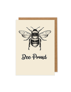 Bee Proud - greetings card - Hello Sweetie