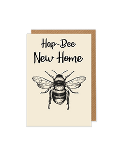 Hap-Bee New Home - greetings card - Hello Sweetie