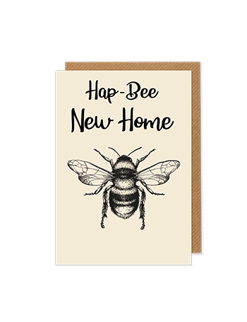 Hap-Bee New Home - greetings card - Hello Sweetie