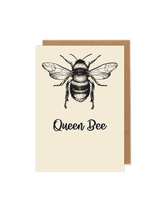Queen Bee - greetings card - Hello Sweetie