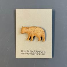 Wooden Laser Cut Brooches - Rach Red Designs