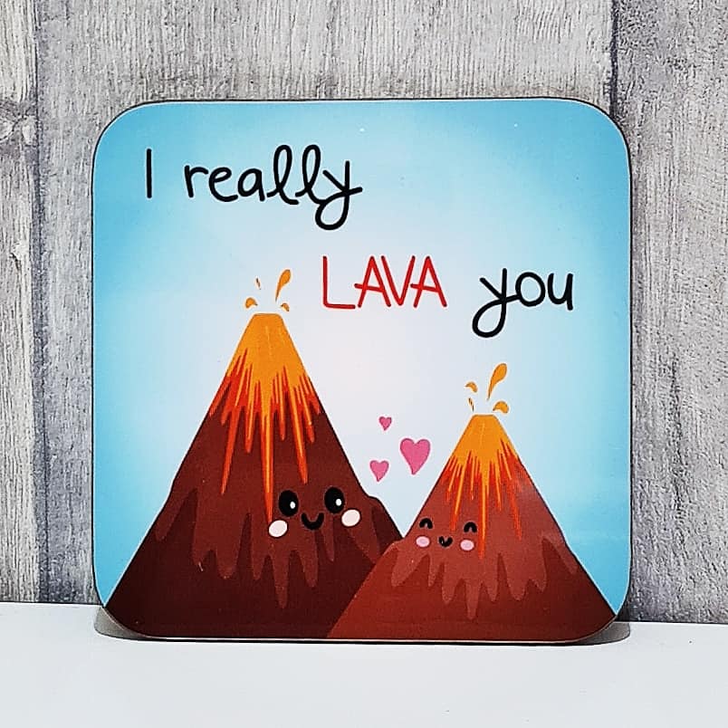 Coaster - I really LAVA you - The Crafty Little Fox