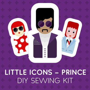 Prince inspired DIY Plushie sewing kit - Munchquin