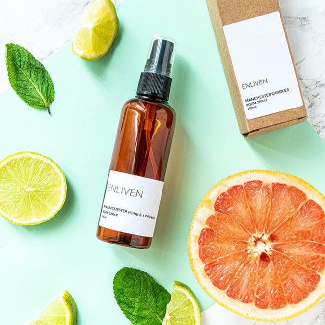 Room Spray - Enliven (Grapefruit and Lime) - Manchester Home and Living