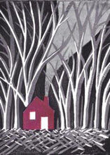 Load image into Gallery viewer, Finding a House Print - A4 limited edition print - Rach Red Designs
