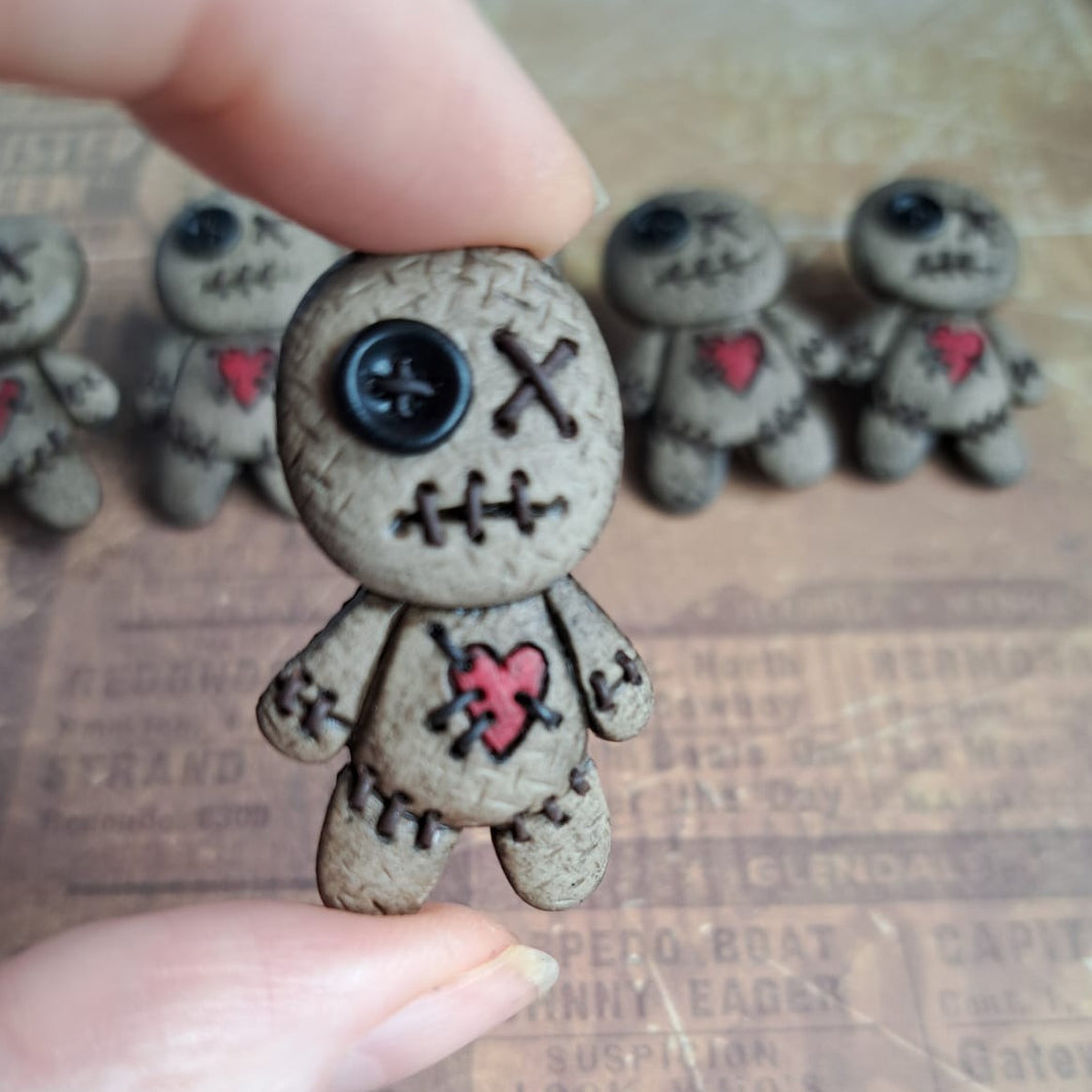 Voodoo Doll Brooch - Pins and Noodles