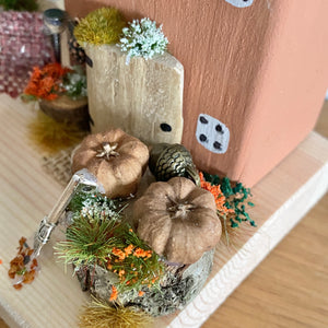 Autumn Days Wooden Cottage - Washday Cottage - Tina's Lovely Creations