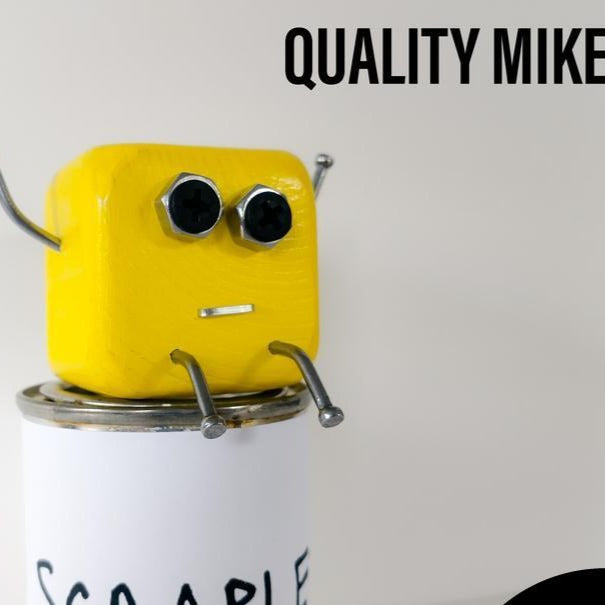 Scraplet - Small - Quality Mike - Wood robot figure