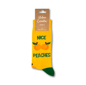 Nice Peaches Unisex socks - Urban Eccentric - Sweary Socks