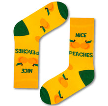 Load image into Gallery viewer, Nice Peaches Unisex socks - Urban Eccentric - Sweary Socks
