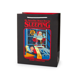 He sees you when you're sleeping Christmas Gift Bag - OHHDeer