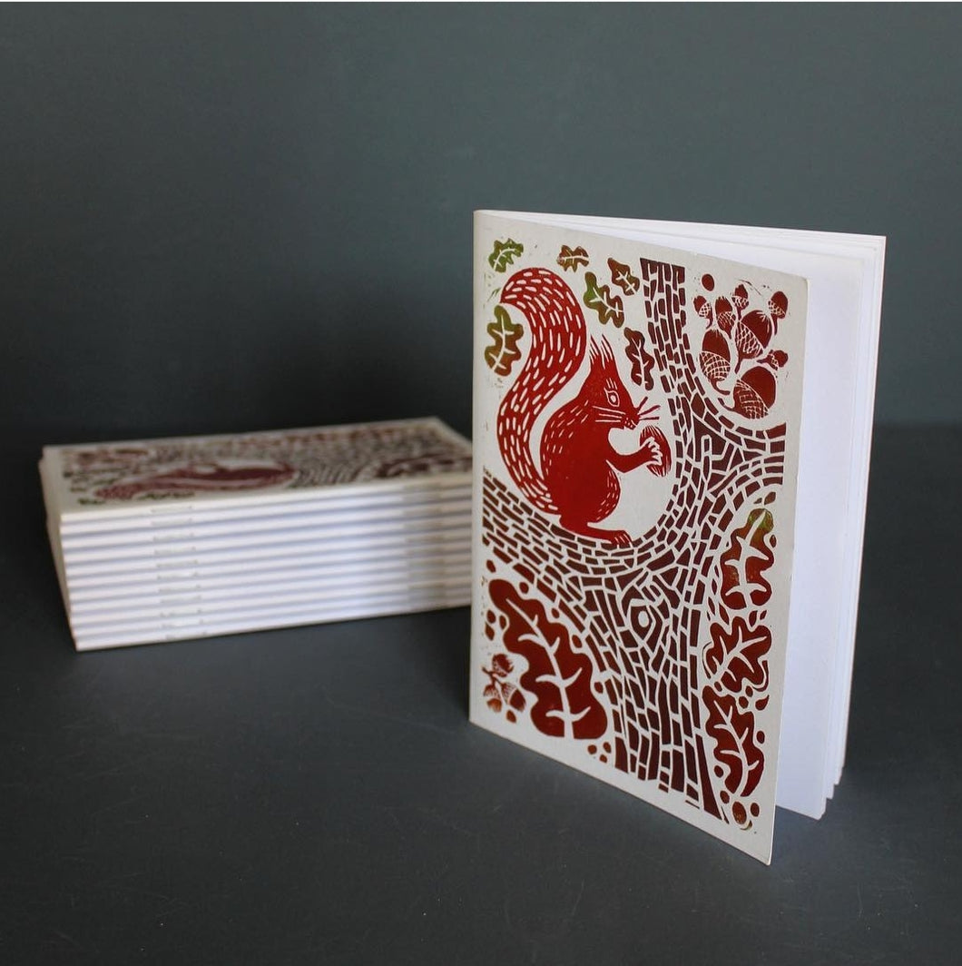 Notebook - A6 - Squirrel Heaven - Rach Red Designs