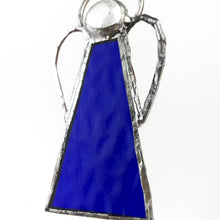 Load image into Gallery viewer, Birthstone Angel - September/Sapphire - Stained Glass Decoration - GlassHouse Design
