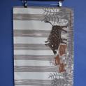 Tea Towel - Wild Boar and the forest floor - Rach Red Designs
