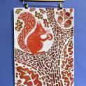 Load image into Gallery viewer, Tea Towel - Squirrel Heaven - Rach Red Designs
