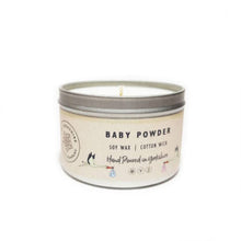Load image into Gallery viewer, Candle - Baby Powder - hand poured soy wax candles - The Yorkshire Candle Company Ltd
